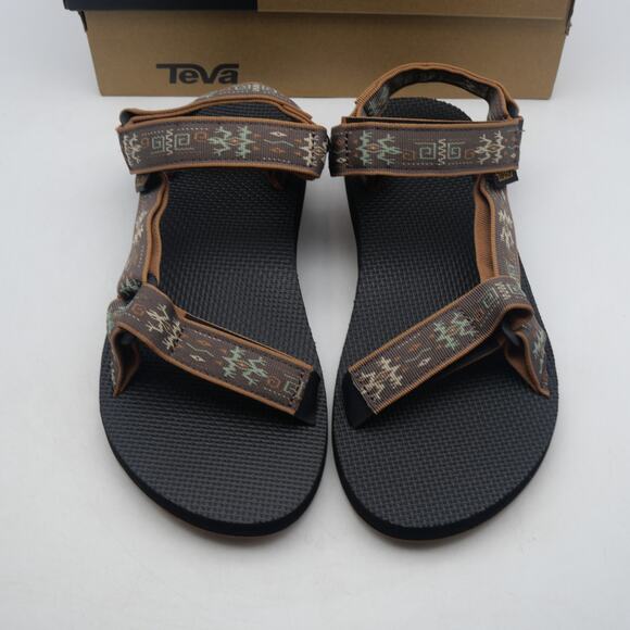 NEW Teva Men's 10 Universal Original Sandals Gecko Bracken Brown - Picture 7 of 11